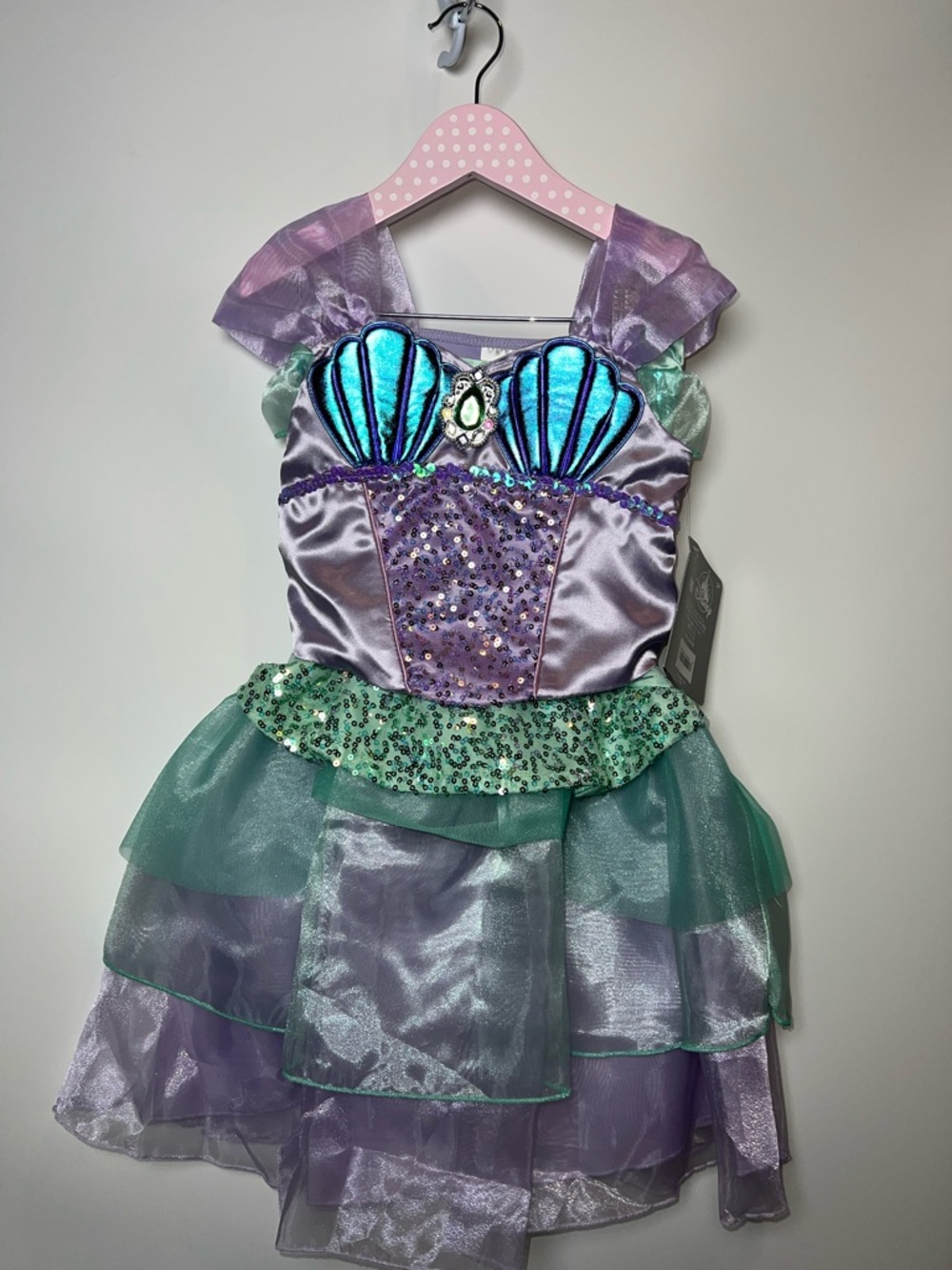 💜💚NWT DISNEY LITTLE PRINCESS LITTLE MERMAID COSTUME SIZE 5T - Picture 11 of 15